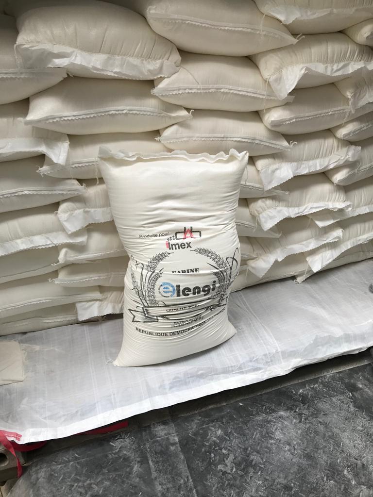 Le ministre Sylvain Mutombo reçoit un don de 4 conteneurs de farines de maïs pour les Anciens combattants