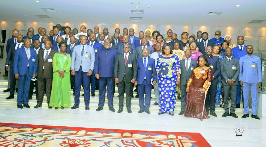 RDC: Félix Tshisekedi a pris part à la  cérémonie de fin des travaux du 1er séminaire du gouvernement d’Union Sacrée