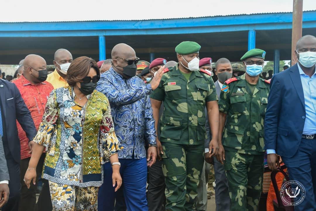 RDC: le président Félix Tshisekedi dote certains camps militaires des cantines de vente des produits agricoles