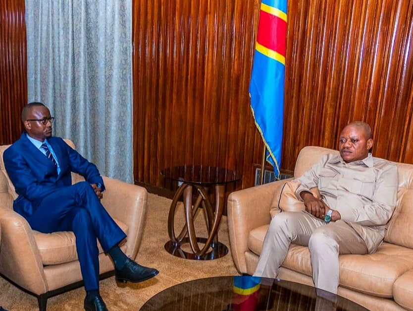 Extermination des embouteillages dans la Ville de Kinshasa: Jean-Marc Kabund encourage les solutions proposées par l’Équipe de la Société VALORNET(ex SYNTELL RDC)