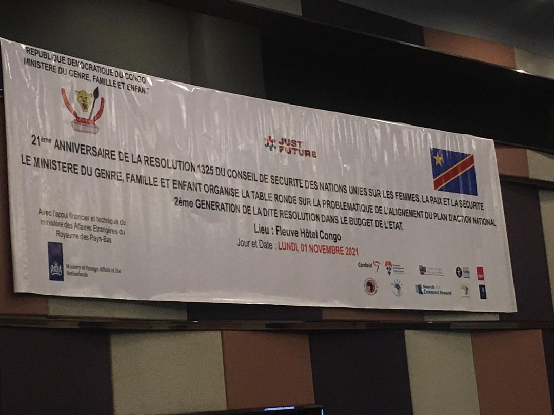 21e anniversaire de la résolution 1325: Le ministère du Genre, famille et Enfant organise une table ronde au Fleuve Congo Hôtel de Kinshasa ce lundi