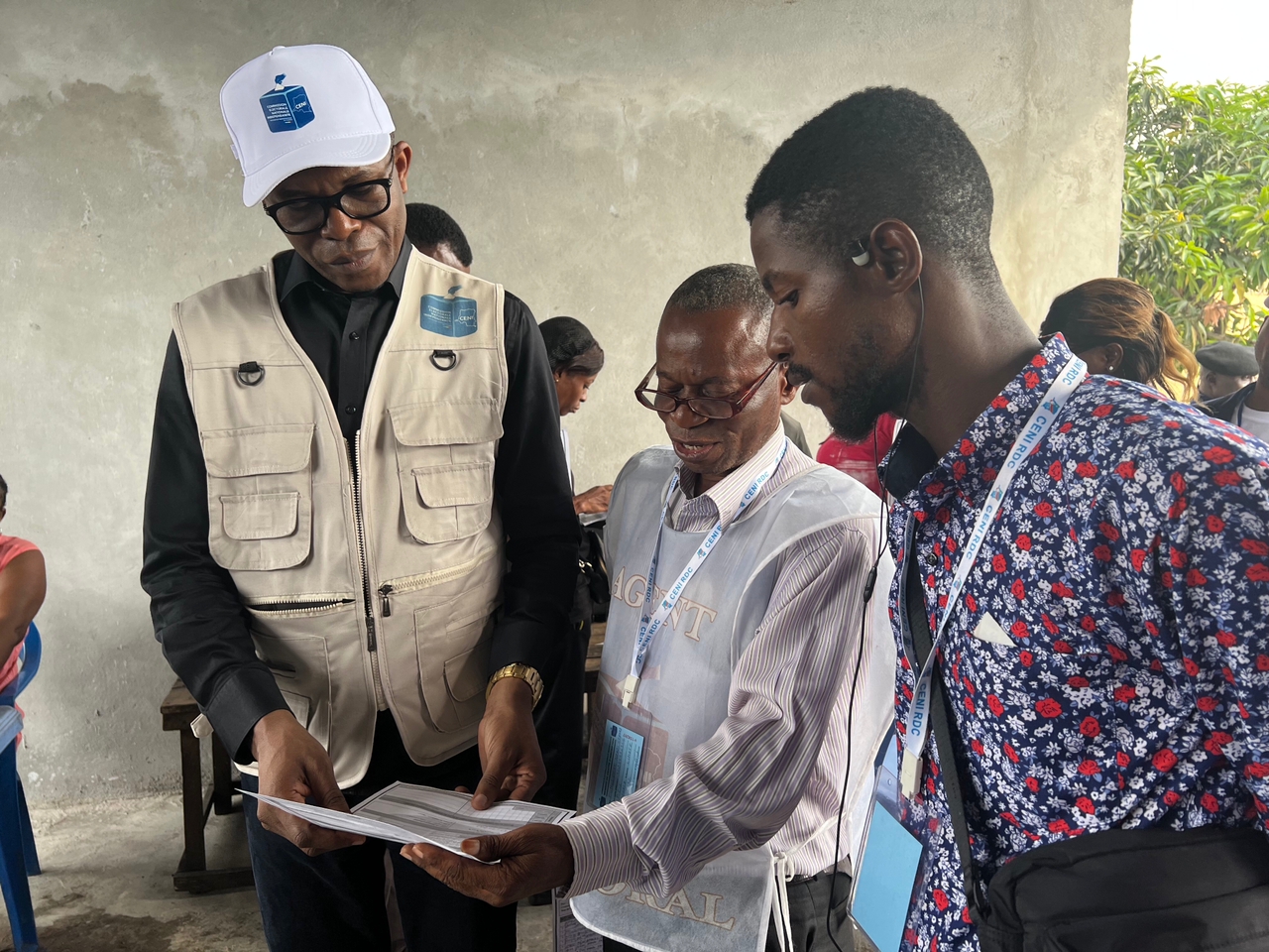 CENI/RFE: Fabien Boko en mission de supervision managériale dans les communes de Ngaba et Makala