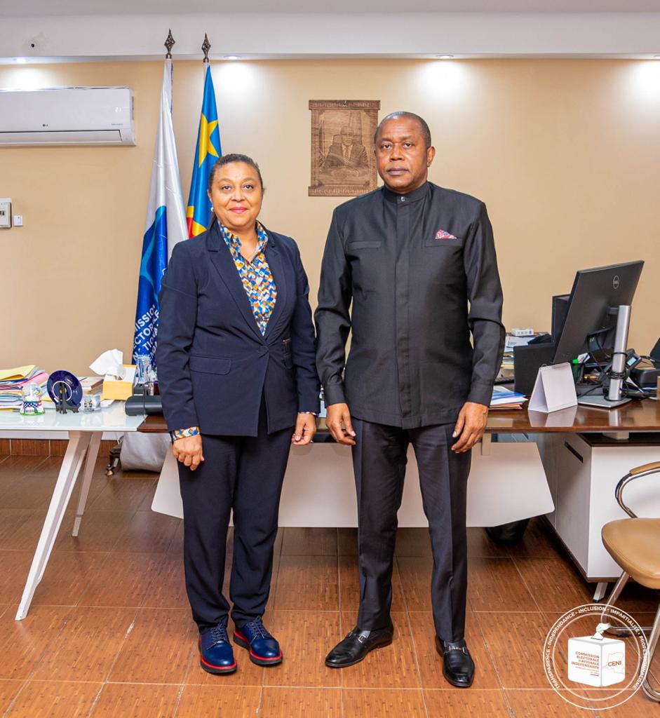 RDC : Bestine Kazadi promet une collaboration étroite avec la CENI pour la réussite du processus électoral 