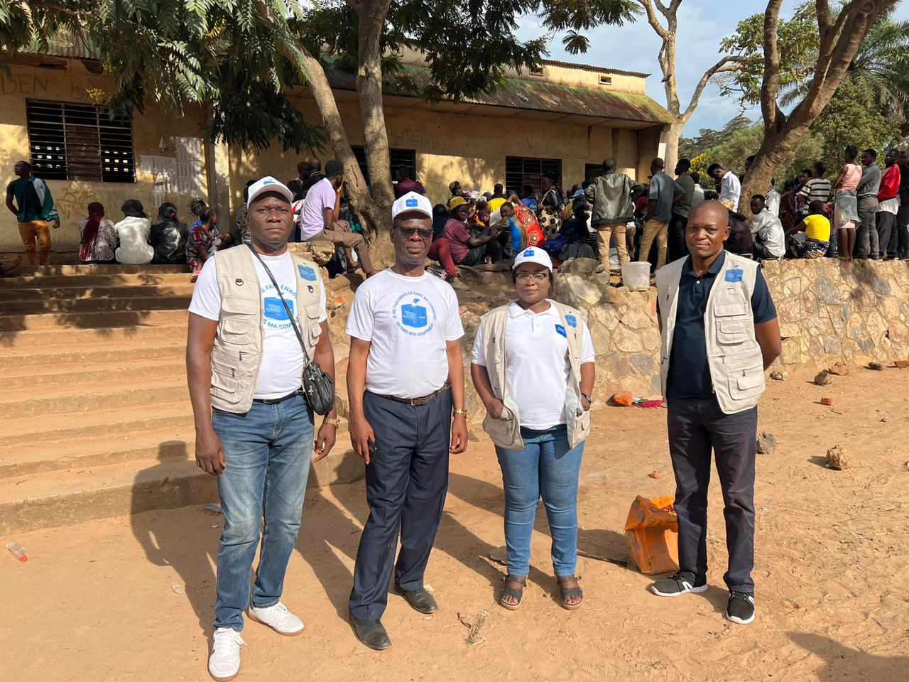 CENI/ RFE: Patricia Nseya en supervision à Kolwezi 