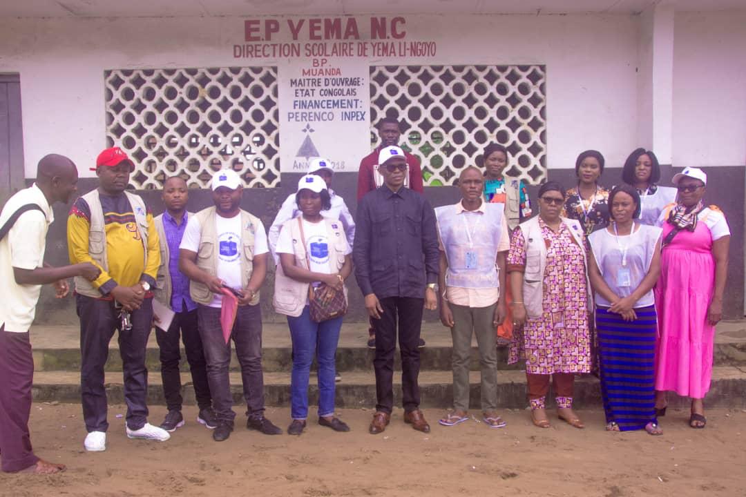 CENI-RFE : Au Kongo Central, Me Fabien Boko a visité le dernier centre à la frontière de la RDC avec l’Angola   