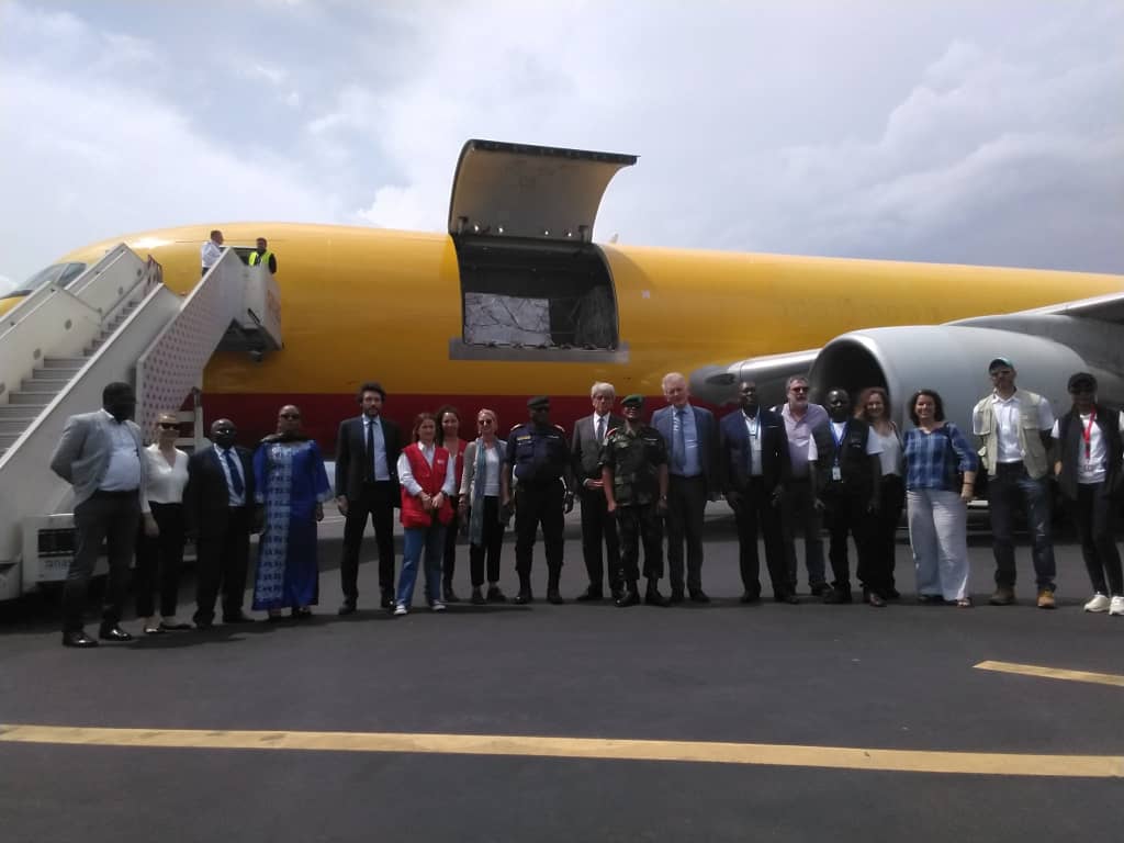 Sécurité : le premier cargo du pont humanitaire aérien a atterri ce vendredi à Goma