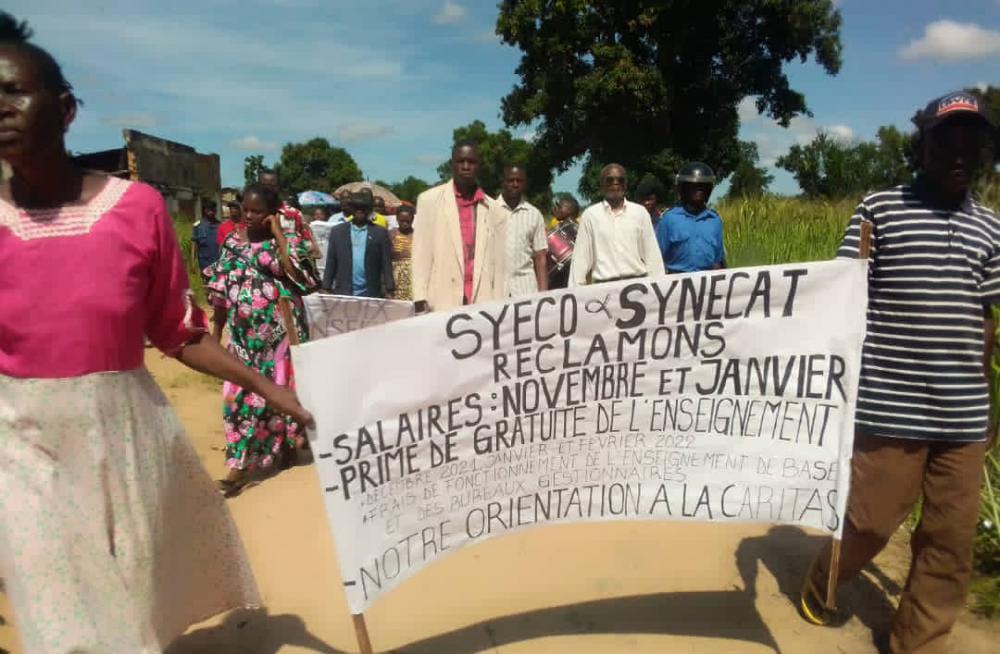 Kasaï Central : Les enseignants du territoire de Demba menacent de descendre dans la rue