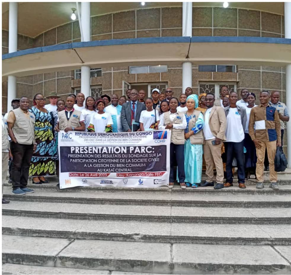 Kasaï-Central : Lancement du projet de renforcement de la participation citoyenne des OSC à la gestion du bien commun