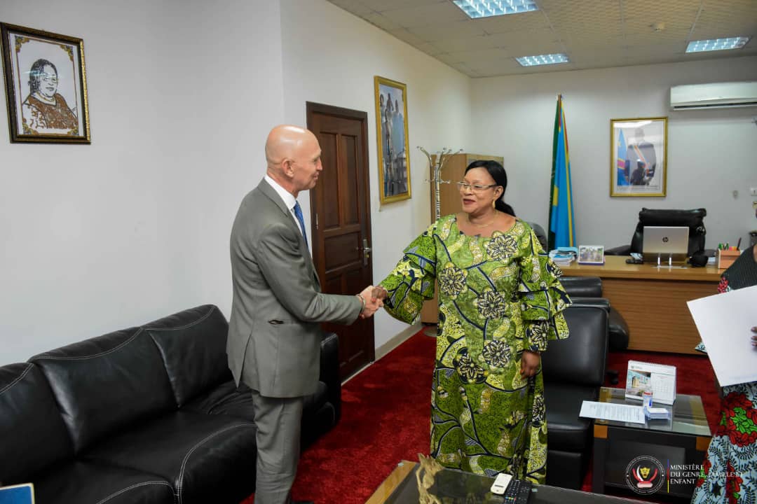 La participation des femmes au processus électoral au centre des échanges entre Mireille Masangu et le représentant pays de l’UNICEF en RDC