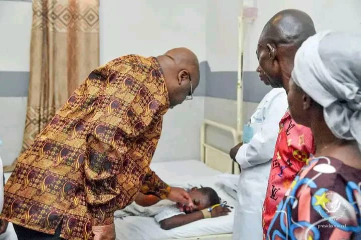 RDC : Félix tshisekedi rend visite aux victimes de la marche de l’opposition