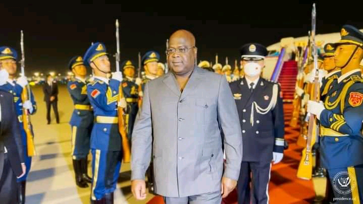 Le président Félix Tshisekedi est arrivé ce mercredi soir à Beijing