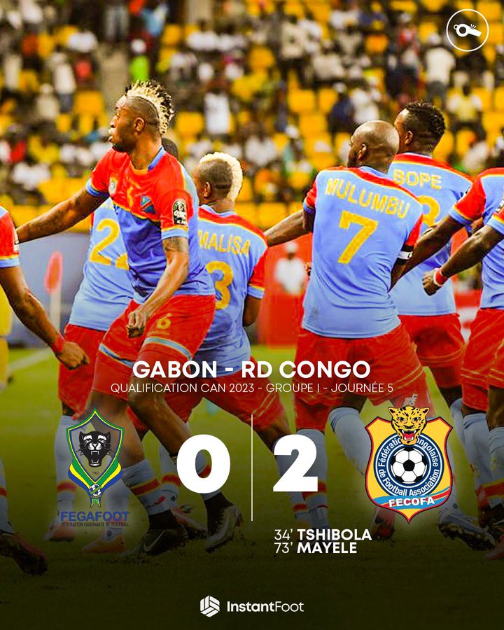 Éliminatoires CAN 2024  : les léopards de la RDC domptent les panthères du Gabon et se relancent