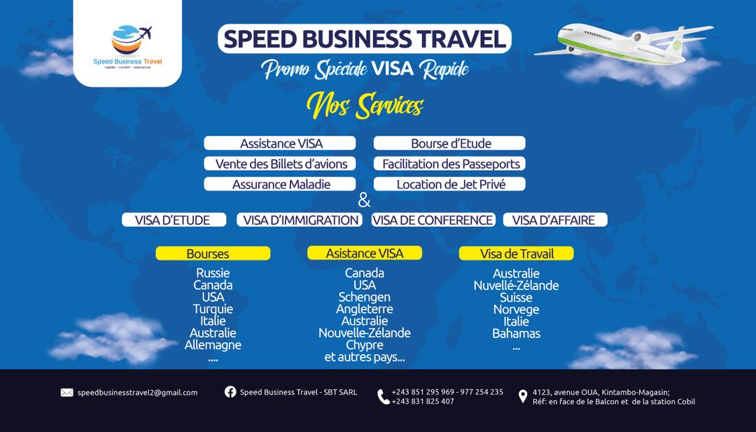 RDC : spécial promo vacances avec Speed Business Travel, voyagez partout dans le monde à moindre coût !