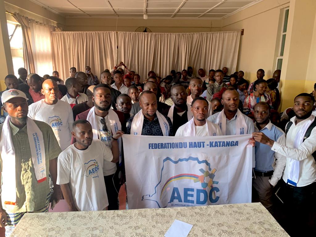 Haut Katanga : le président de l’AEDC Christian Baseme a échangé avec les représentants de son parti