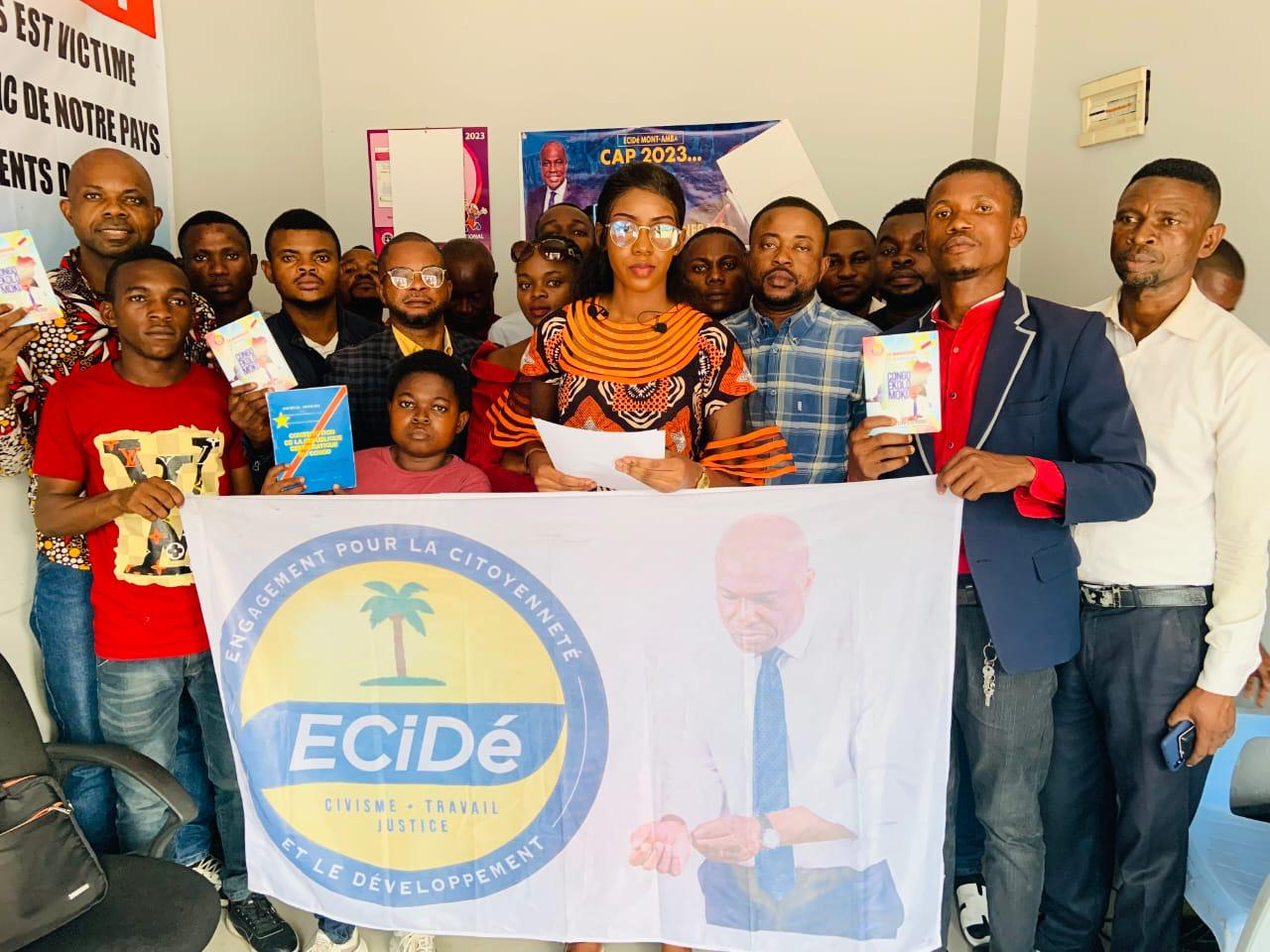 Refus du dépôt des candidatures aux élections : la Jeunesse ECIDé Mont-Amba soutient la décision et la position de son parti (Déclaration)