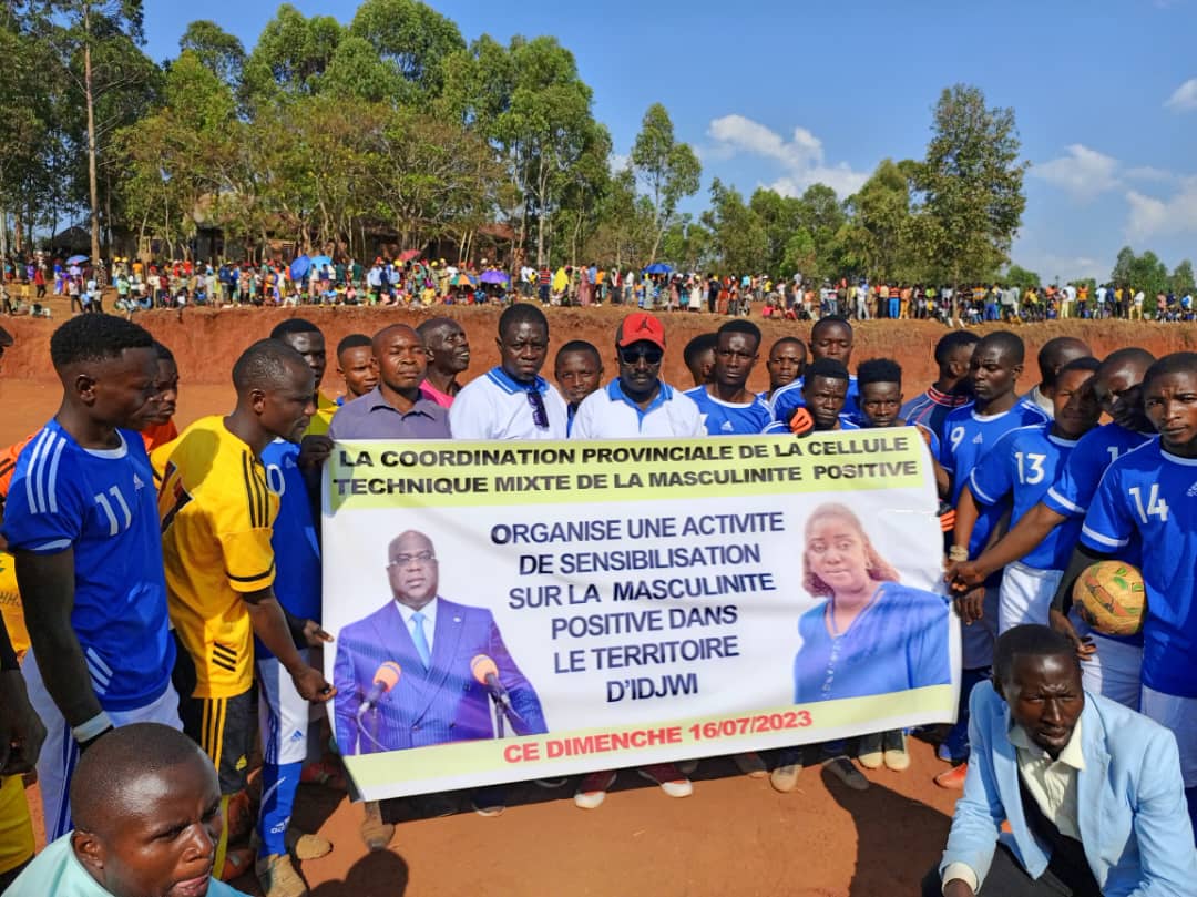 RDC : Julienne Kandolo sensibilise la population de Sud-Kivu sur la masculinité positive