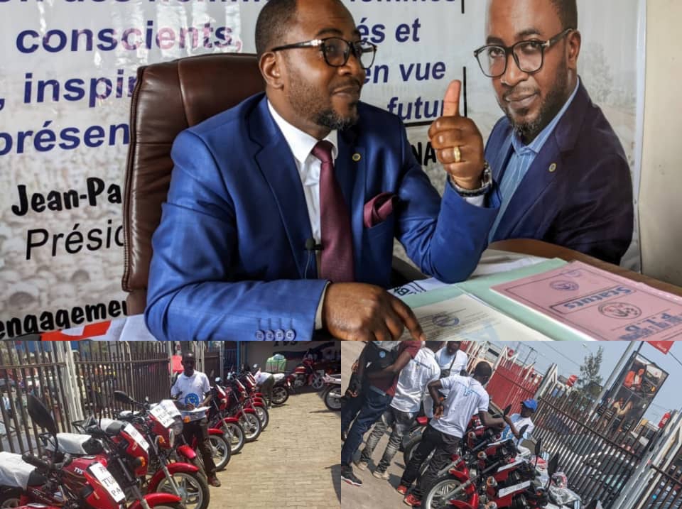 Lutte contre le chômage à Goma : la Fondation JPL remet un total de 125 motos aux jeunes