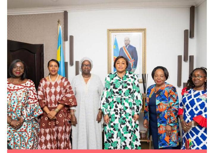 RDC : Bineta Diop l’envoyée spéciale du président de UA apprécie les réalisations de la première Dame Denise Nyakeru