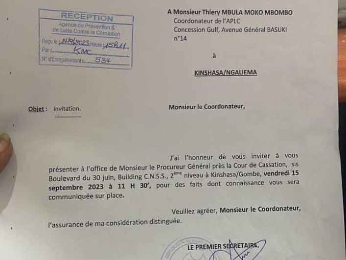 Justice : Le coordonnateur de l’APLC convoqué à la Cour de Cassation