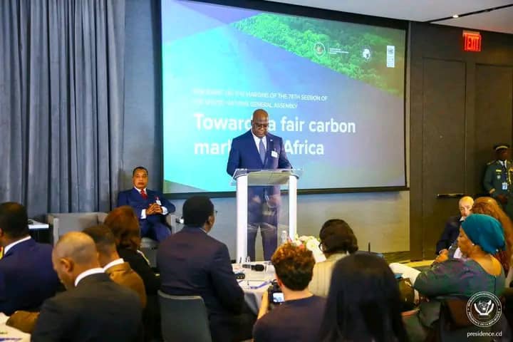 RDC : Félix-Antoine Tshisekedi préside un mini-sommet sur les crédits carbone équitables en Afrique