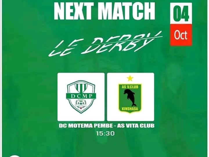 Linafoot ligue 1 : DCMP – AS V Club, un derby kinois aux attentes des supporters