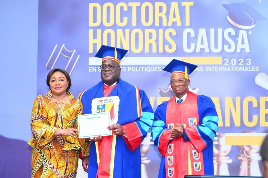 RDC : Félix-Antoine Tshisekedi sacré Docteur Honoris Causa