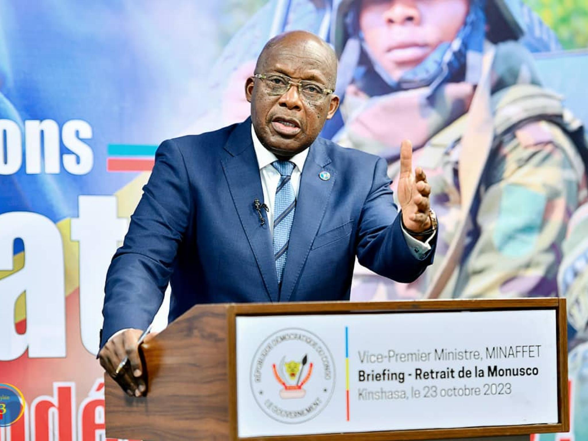 Plan de retrait de la Monusco : Christophe Lutundula annonce la date de la fin des pourparlers entre les deux parties