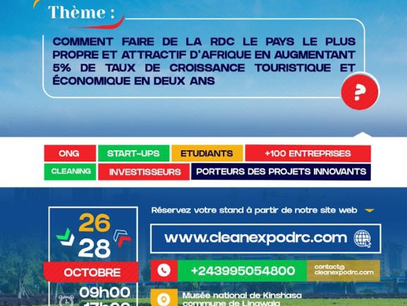 Environnement : Une ONG congolaise organise la première édition de Clean Expo DRC