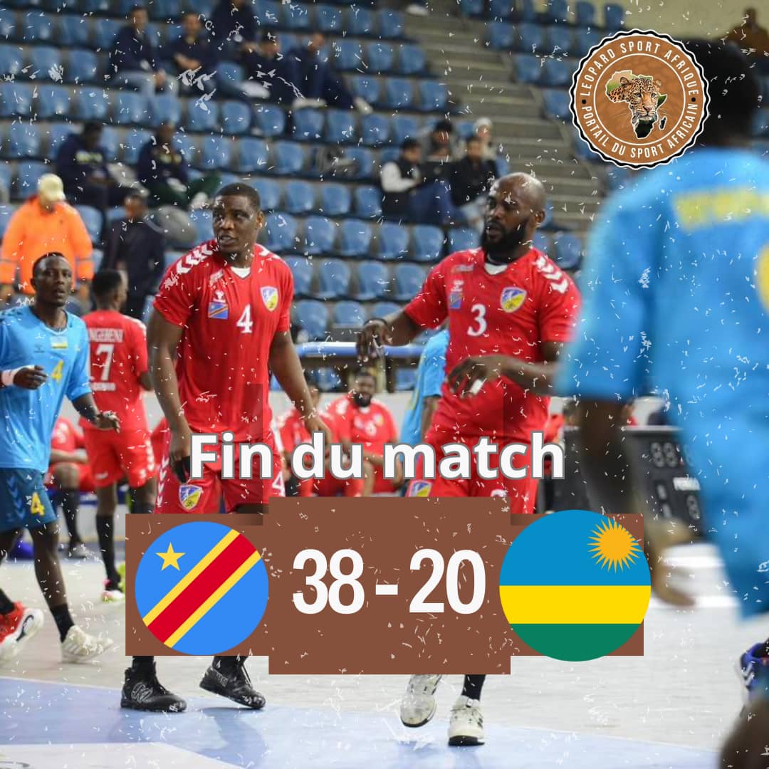 CAN handball Égypte 2024 : Après une douce victoire de la première journée face à la Zambie, la RDC corrige le Rwanda