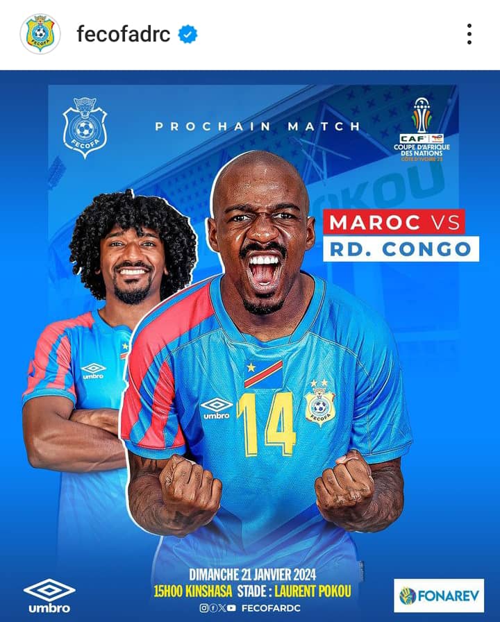 CAN Côte d’Ivoire 2023 : RDC-Maroc, un choc du groupe F !