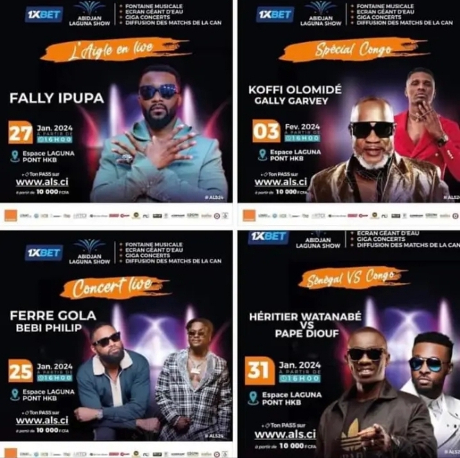 Culture : 5 musiciens congolais en tête d’affiche du festival Abidjan Laguna Show 