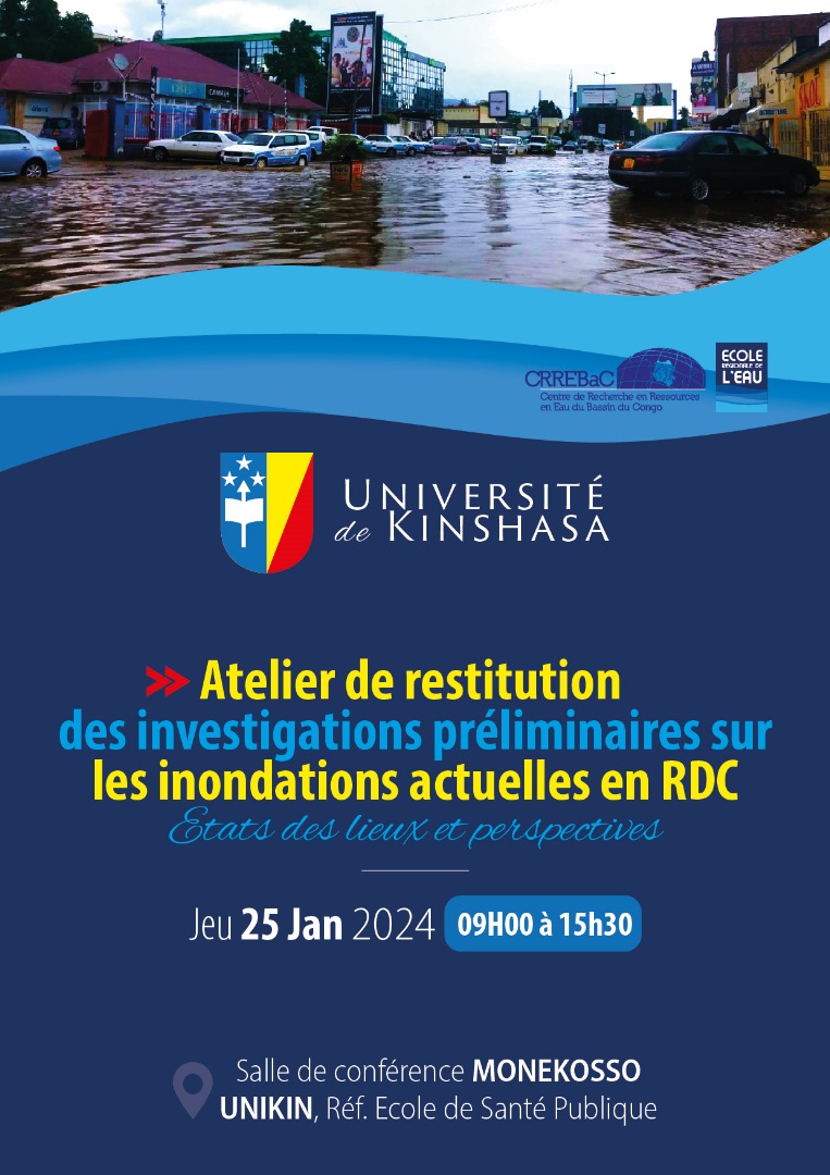 RDC : L’UNIKIN dévoile les résultats de ses premières investigations sur les récentes inondations ce jeudi