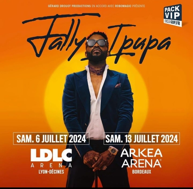 Culture : Fally Ipupa pour un nouveau concert aux Arénas de France