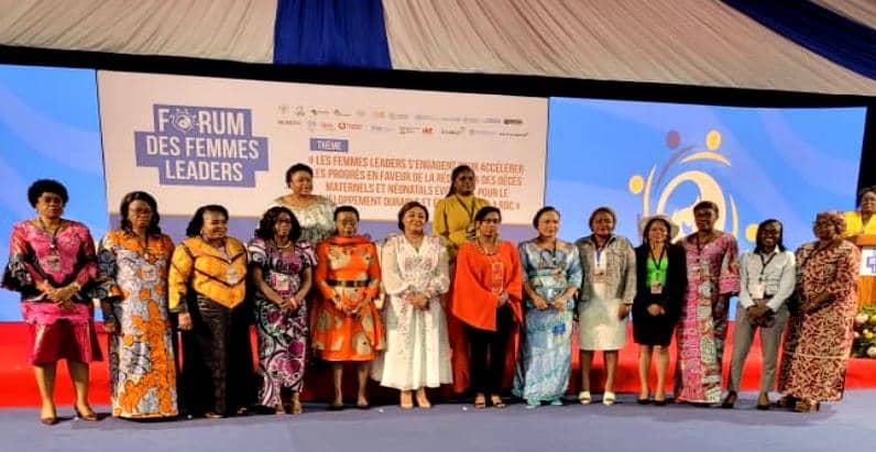 RDC : Clôture du forum des femmes leaders sur la réduction de la mortalité maternelle, l’égalité du genre et l’autonomisation des filles et femmes