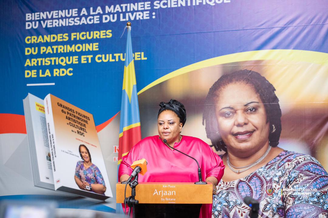 Culture : Catherine Kathungu publie un livre intitulé « Grandes figures du Patrimoine Artistique et Culturel de la RDC »
