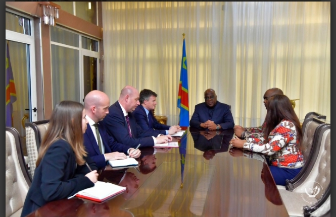 Sécurité dans l’Est : au cœur des discussions entre le Président Félix Tshisekedi et le Ministre d’État Britannique 
