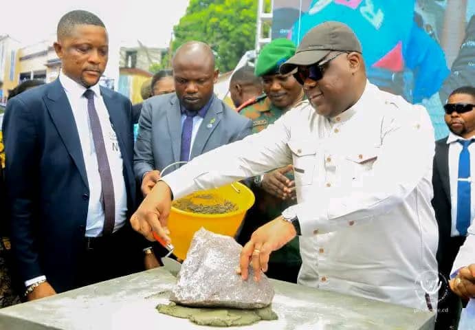 Kinshasa : Félix Tshisekedi lance les travaux de la reconstruction de la maternité de Kintambo