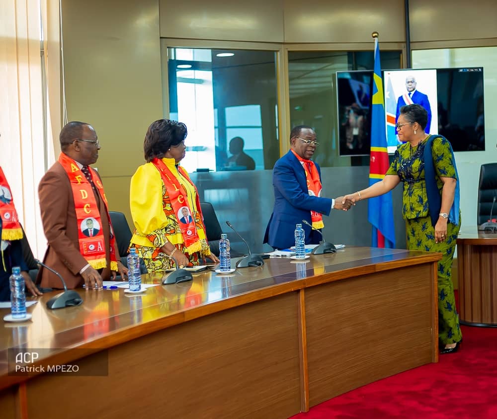 Politique : L’AFDC-A de Modeste Bahati chez la Première ministre Judith Suminwa