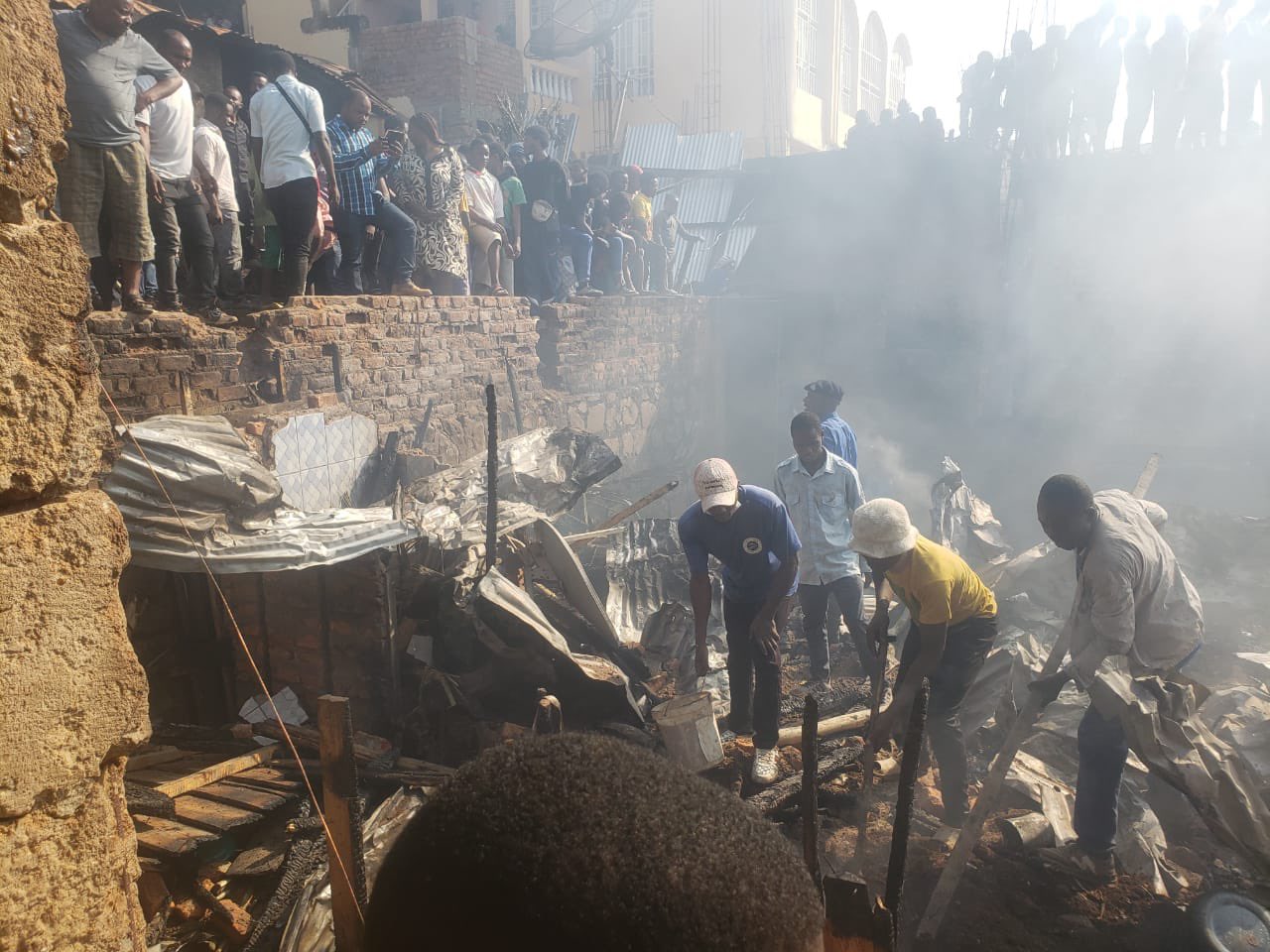 Bukavu : 3 enfants sont mort et 5 maisons détruites à la suite d’un incendie tragique