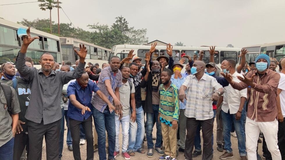 Kinshasa : Les agents de la société Transco manifestent pour dénoncer la mauvaise gestion et réclamer leurs droits