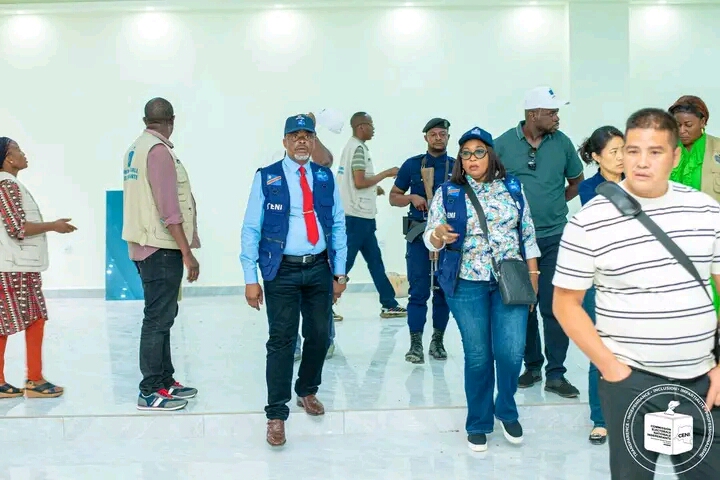 Lualaba: Sylvie Birembano, satisfaite du déroulement des travaux de la construction du bâtiment abritant le nouveau SEP de la CENI