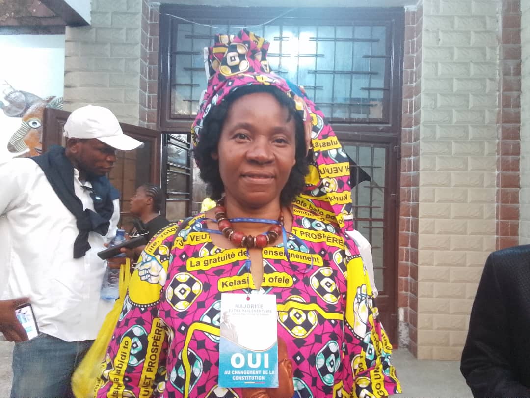 Changement ou révision de la Constitution : Marie Claire Mutanda soutient l’initiative du chef de l’État