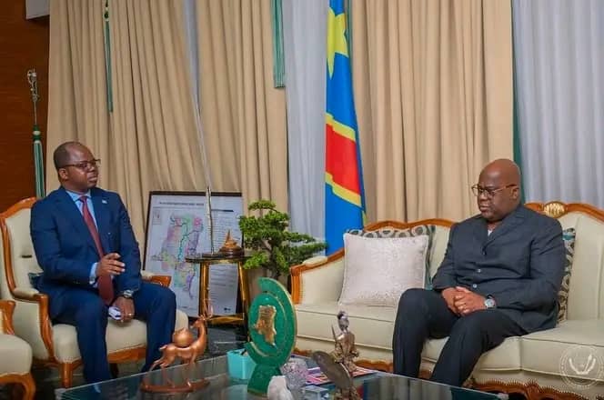 Clôture de la session parlementaire : Jean Claude Tshilumbayi fait rapport des activités à Félix Tshisekedi