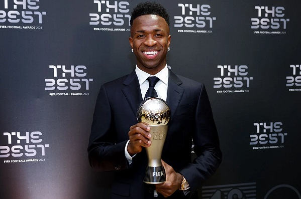 FIFA The Best 2024 : Vinicius Jr sacré meilleur joueur de l’année