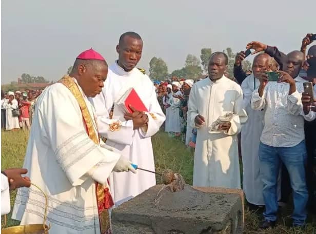 Bunia : Une nouvelle morgue en construction à la paroisse Notre-Dame de l’Annonciation de Nyakasanza