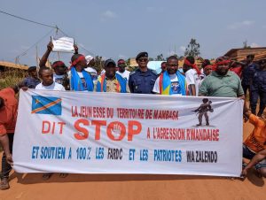 Ituri : Marche pacifique à Mambasa pour dénoncer l’agression rwandaise et soutenir les FARDC