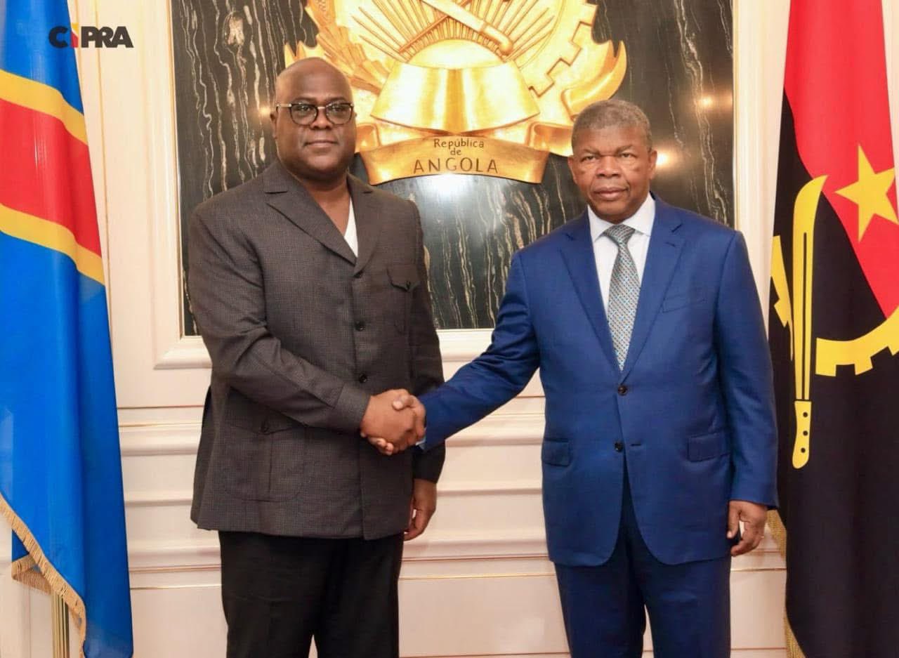 Crise à l’Est de la RDC : Félix Tshisekedi et João Lourenço évaluent la situation sécuritaire lors d’une réunion de travail à Luanda