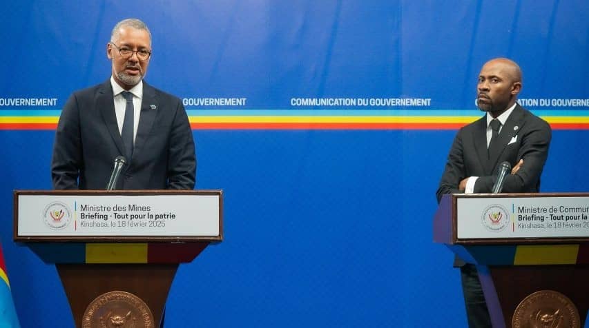 Pillage des minerais en RDC : Muyaya et Pakabomba éclairent l’opinion