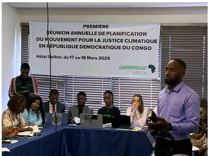 Environnement : Greenpeace Afrique en réunion annuelle de planification du mouvement pour la justice climatique en RDC