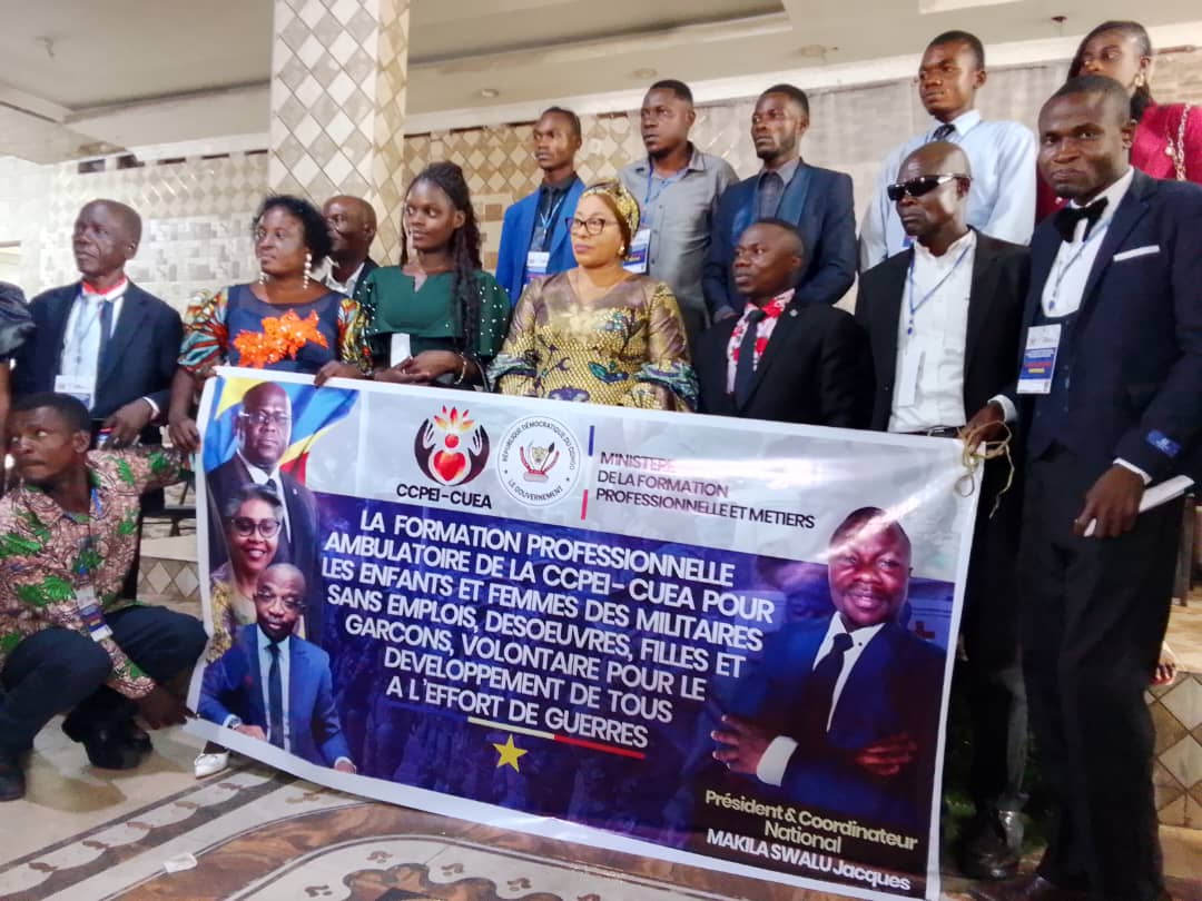 RDC : Initiative de la CCPEI-CUEA pour former les enfants de militaires et policiers, un rempart contre le “kuluna”